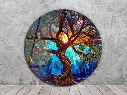 Stained Glass Window Glass Wall Art