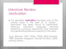 Literature Review on Theories of Motivation SlidePlayer
