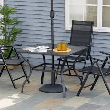 Outsunny Outdoor Dining Table For Four