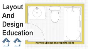 bathroom layout construction design