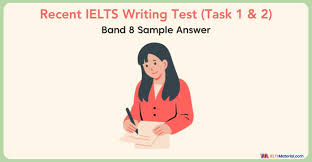 recent ielts writing test task 1 2