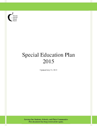 Toronto School District Special Educationplan