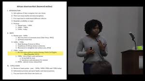 This is not only helpful for writing, but for reading comprehension, as well. Speech With Keyword Outline African American Hair Youtube