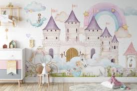 Fairytale Castle Wall Mural Princess