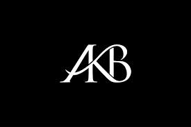 Compare to using text with photos to illustrate an article. Monogram Akb Logo Design Graphic By Greenlines Studios Creative Fabrica Graphic Design Logo Logo Design Font Design Logo