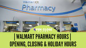 Walmart Pharmacy Hours In 2021 ...