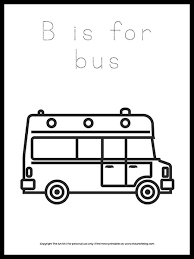 Kids finger painting app while every child fantasy of having their wheels on the bus come to life has finally become a reality. Free Letter B Is For Bus Coloring Page The Art Kit