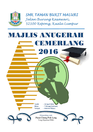 S u h teks ucapan. Buku Program Majlis Anugerah Cemerlang 2016 Flip Book Pages 1 26 Pubhtml5