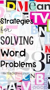 Strategies For Solving Word Problems