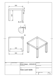 ikea lack table dimensions and 3d files