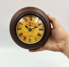 Wood Wall Clock Small Size For Kids