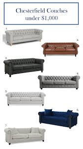 7 chesterfield couches under 1 000