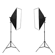 The Producer Pack Double Rectangle Softbox Lighting Kit
