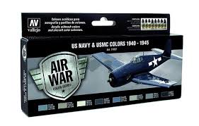 Wwii Us Navy Aircraft Model Air Paint