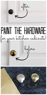 how to paint hardware or metal handles