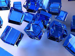 3d cobalt blue gl 3d background