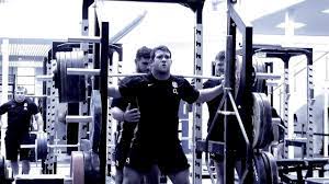 in the gym with england rugby you