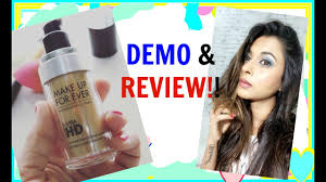 make up forever hd foundation review