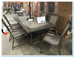 Looking for a dining set that doesn't hold an open flame? Furniture Design Ideas Costco Outdoor Furniture Table And Chairs