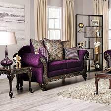 Casilda Loveseat Purple By Furniture