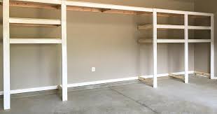 How To Build Garage Storage Shelves By