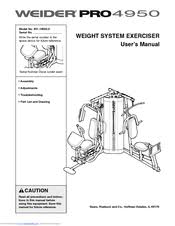Weider Pro 4950 Weight Exerciser Manuals