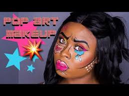 pop art makeup halloween makeup