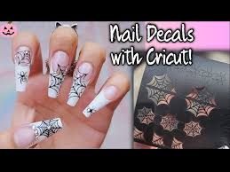 make nail decals stickers with cricut