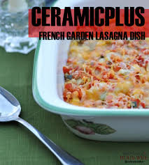 Ceramicplus French Garden Lasagna Dish