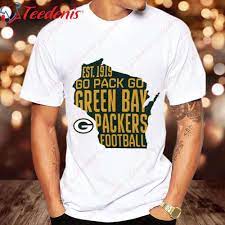 Est. 1919 Go Pack Go Shirt, Green Bay Packers Gift | Wear Love, Share Beauty