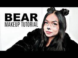 halloween bear makeup tutorial