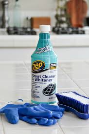 how to clean kitchen counter tile grout