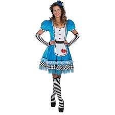 Alice Im Wunderland Kostum Damen Alice Kleid Herz Marchen Damenkostum