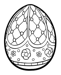 Collection Of Easter Egg Drawing Template Download More