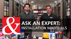 ask an expert installation materials