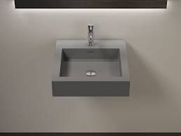 Badeloft Wt 06 S Gry M Square Wall Mounted Sink