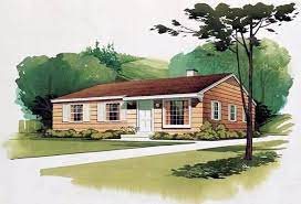 Plan 95000 Retro Style With 3 Bed 2 Bath