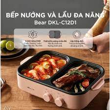 Bếp Lẩu Nướng Điện Đa Năng Mini 2 in 1 Bear [HÀNG CHÍNH HÃNG] - LB510211 -  SIÊU THỊ ONLINE 5S