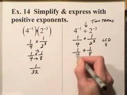Zero Negative Rational Exponents By