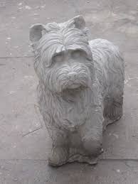 Standing Westie Doggie Statues Aad