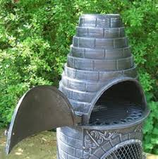 It's more than a grill. Castmaster Mexican Style Cast Iron Wood Fired Chiminea Chimenea Pizza Oven Round From Castmaster At The Garden Incinerators Fire Pits