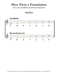 Preview How Firm A Foundation For 8 Note Bells And