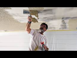 how to remove popcorn ceilings diy