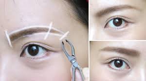 how to shape and groom eyebrow for