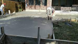 Concrete Patio Installation Services In