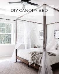 diy canopy bed crafted by the hunts