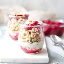 leftover cranberry sauce overnight oats