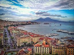 of naples from the cruise terminal