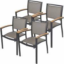 Lonabr Outdoor Patio Dining Chairs Set