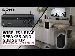 sony wireless rear speaker and
